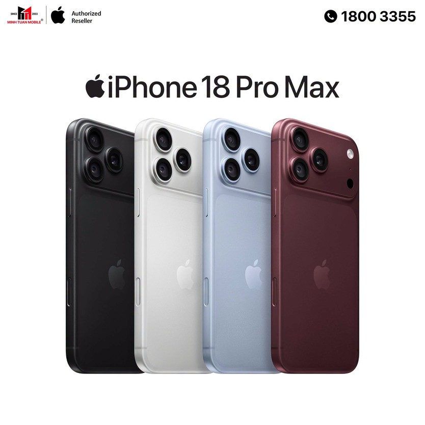Minh Tuấn Mobile nhận đặt trước iPhone 18 Pro và 18 Pro Max: Trợ giá thu cũ 88%, giao máy ngày 18/9 - Ảnh 3.