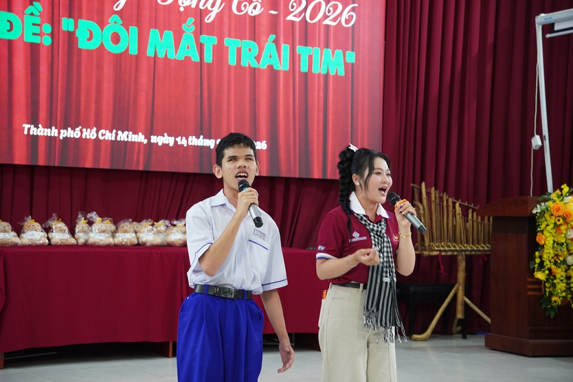 Chuông vàng vọng cổ 2026: Hành trình "Đôi mắt trái tim" đến Trường Phổ thông Đặc biệt Nguyễn Đình Chiểu - Ảnh 26.