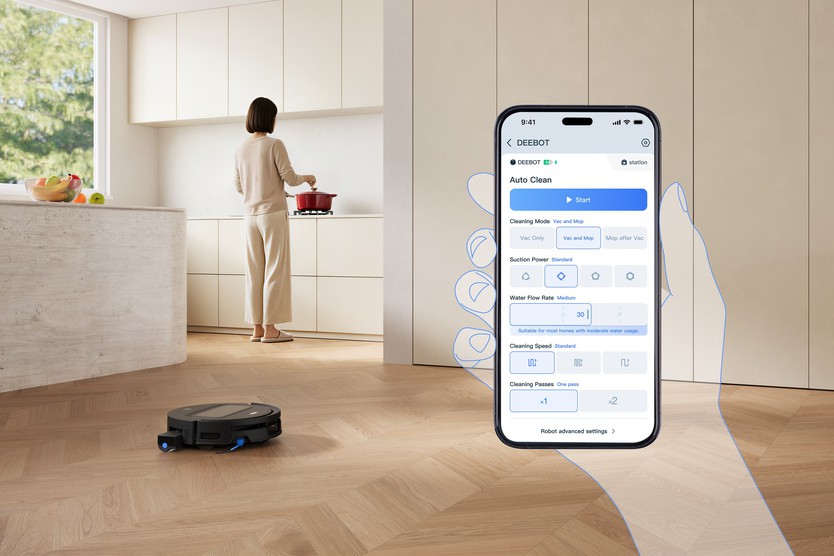 Ecovacs đưa công nghệ OZMO Roller 3.0 đến nhiều gia đình với DEEBOT T80 MAX Family - Ảnh 4.