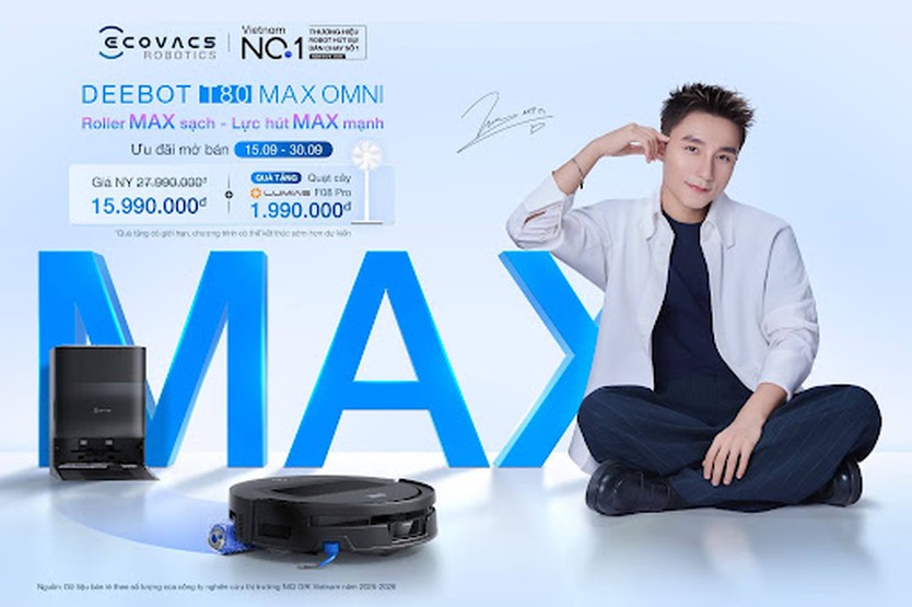 Ecovacs đưa công nghệ OZMO Roller 3.0 đến nhiều gia đình với DEEBOT T80 MAX Family - Ảnh 1.