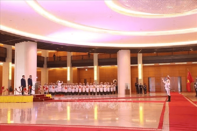 Tổng Bí thư, Chủ tịch nước Tô Lâm chủ trì Lễ đón chính thức Nhà vua Vương quốc Thái Lan và Hoàng hậu - Ảnh 8.