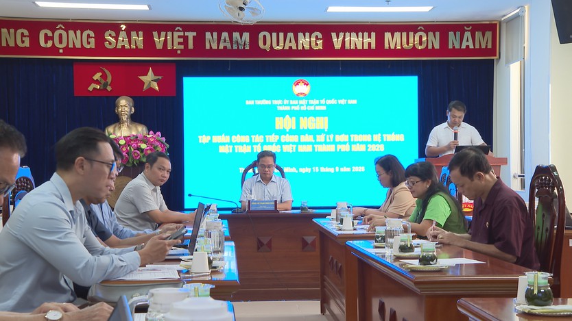 Mặt trận TP. Hồ Chí Minh tập huấn tiếp công dân - Ảnh 2.