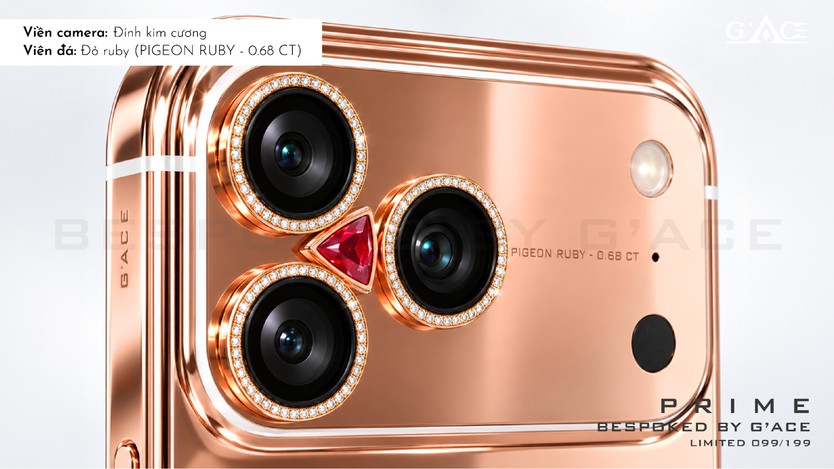 Nhà chế tác Thắng Eric công bố iPhone 18 Pro Bespoke đầu tiên thế giới: Bộ sưu tập G'Ace Prime cùng tuyệt tác Master Diamond- Ảnh 11.