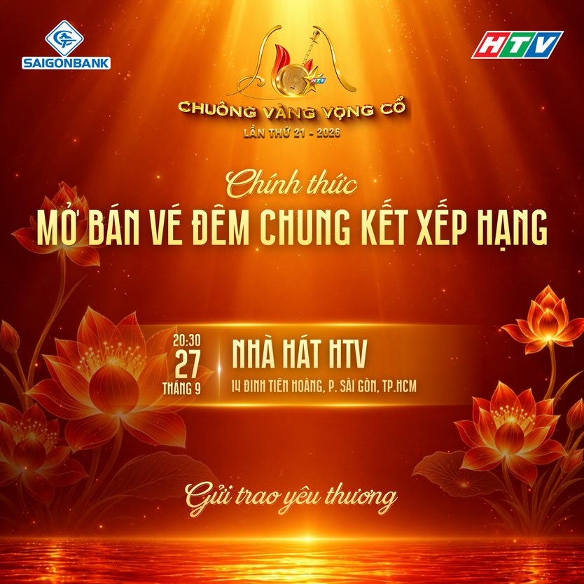 Mở bán vé đêm Chung kết xếp hạng Chuông vàng vọng cổ 2026 - Ảnh 2.
