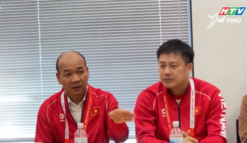 Chủ tịch Ủy ban Olympic Việt Nam động viên Đoàn thể thao trước thềm ASIAD 20- Ảnh 1.