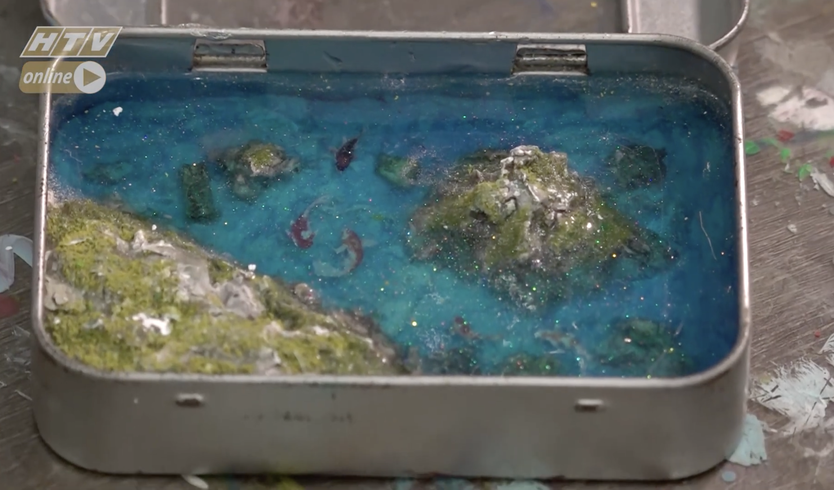 Vườn sao mai: Nghệ thuật tranh Resin và Diorama - Ảnh 3.