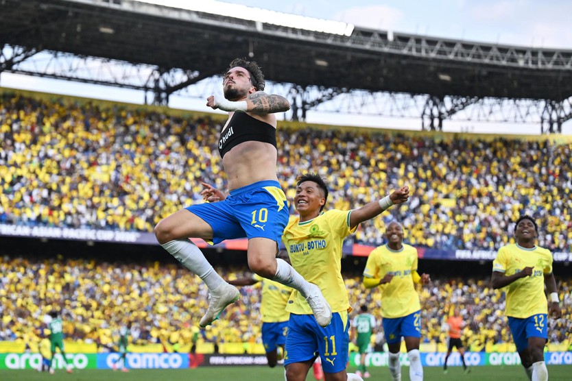 Nuno Santos lập cú đúp, Mamelodi Sundowns vượt qua Al Ahli - Ảnh 4.