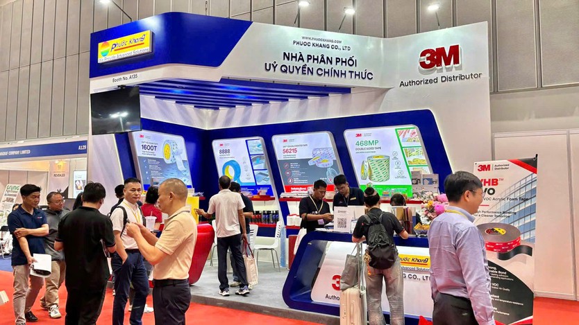 Phước Khang mang giải pháp ngành keo, băng keo và vật liệu kĩ thuật công nghiệp đến VietnamPrintPack 2026 - Ảnh 3.