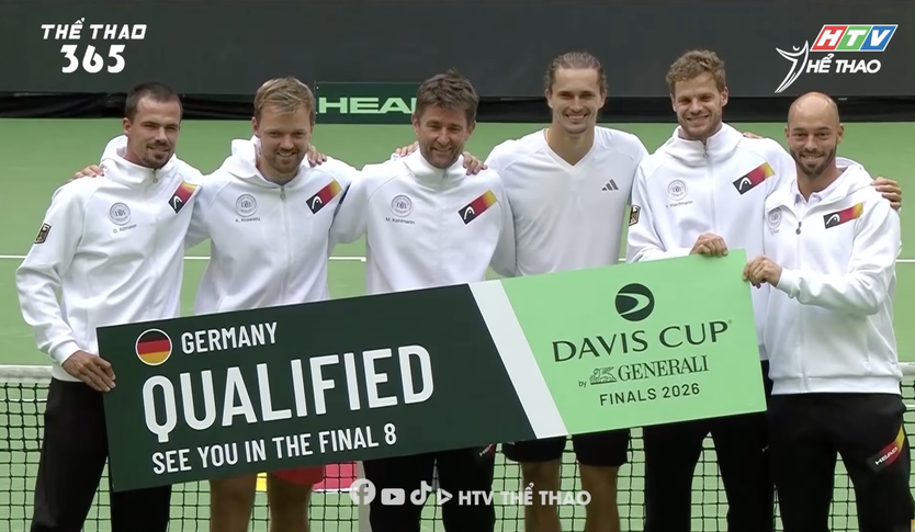 Đức, Anh và Tây Ban Nha thẳng tiến vào Vòng chung kết Davis Cup 2026 - Ảnh 1.