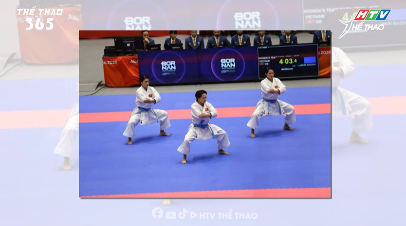 Karate Việt Nam giành HCV Kata đồng đội nữ tại ASIAD 20 - Ảnh 3.
