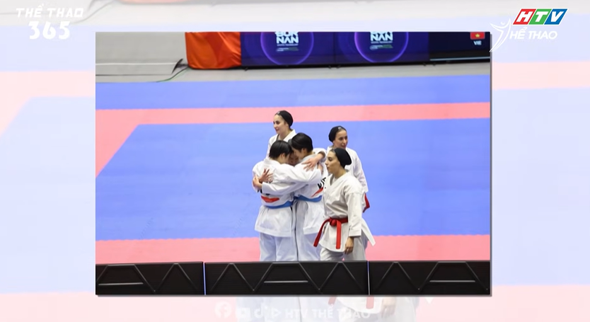 Karate Việt Nam giành HCV Kata đồng đội nữ tại ASIAD 20 - Ảnh 4.