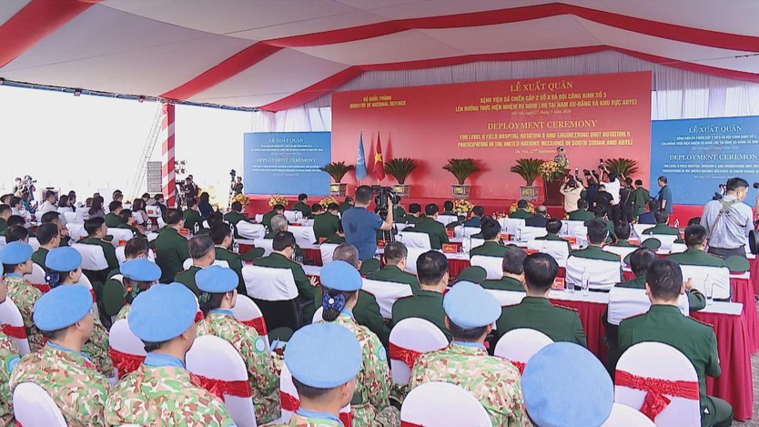 Lực lượng giữ gìn hòa bình Việt Nam sẵn sàng lên đường thực hiện sứ mệnh Liên hợp quốc - Ảnh 1.
