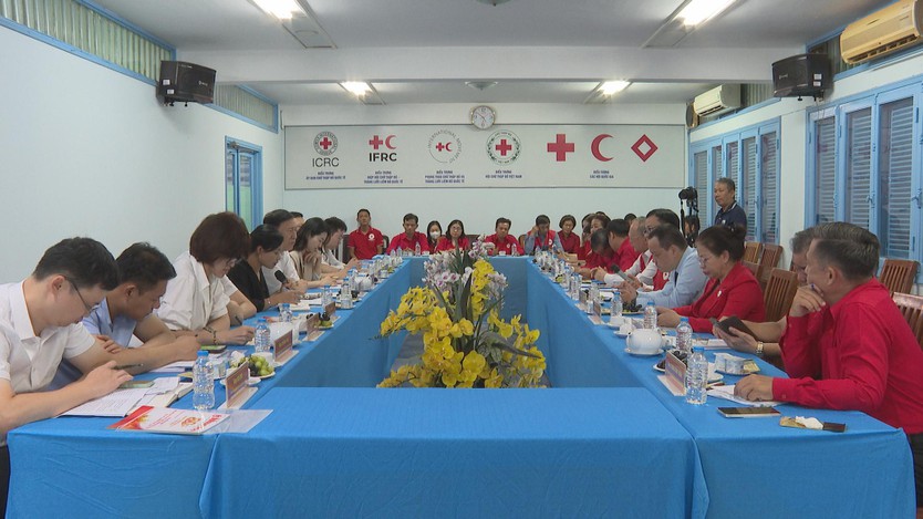 Hội Chữ thập đỏ TP. Hồ Chí Minh tăng cường hợp tác trong công tác xã hội, nhân đạo - Ảnh 1.