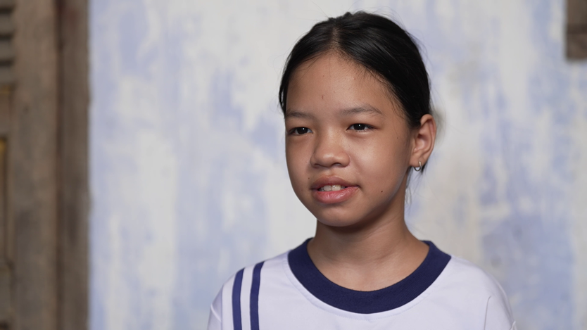 Lê Hoàng Phương về quê cùng Mái ấm gia đình Việt - Ảnh 8.