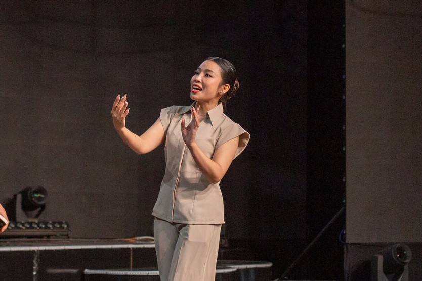 Huỳnh Kim Tho thử sức với vai diễn nặng kí | CKXH Chuông vàng vọng cổ- Ảnh 2.