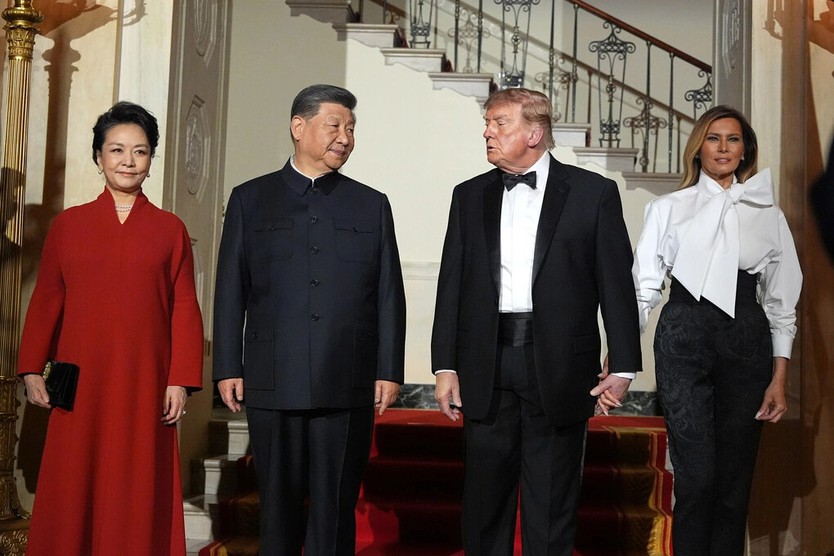 Tổng thống Donald Trump hội đàm với Chủ tịch Trung Quốc tại Nhà trắng - Ảnh 1.