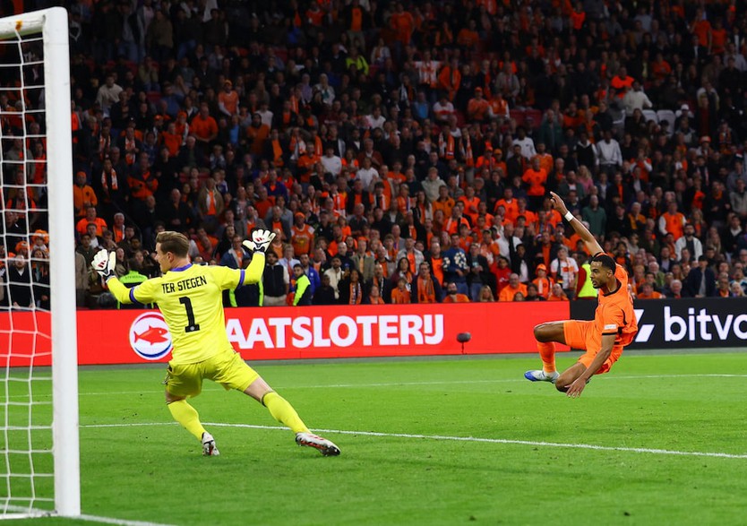 Gakpo cứu Hà Lan, Klopp lỡ chiến thắng ngày ra mắt Đức | UEFA Nations League 2026  - Ảnh 1.