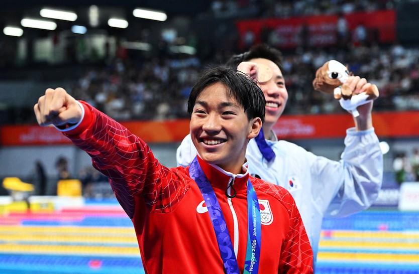 Asian Games 2026: Shin Ohashi phá kỷ lục thế giới bơi lội 200m ếch - Ảnh 1.