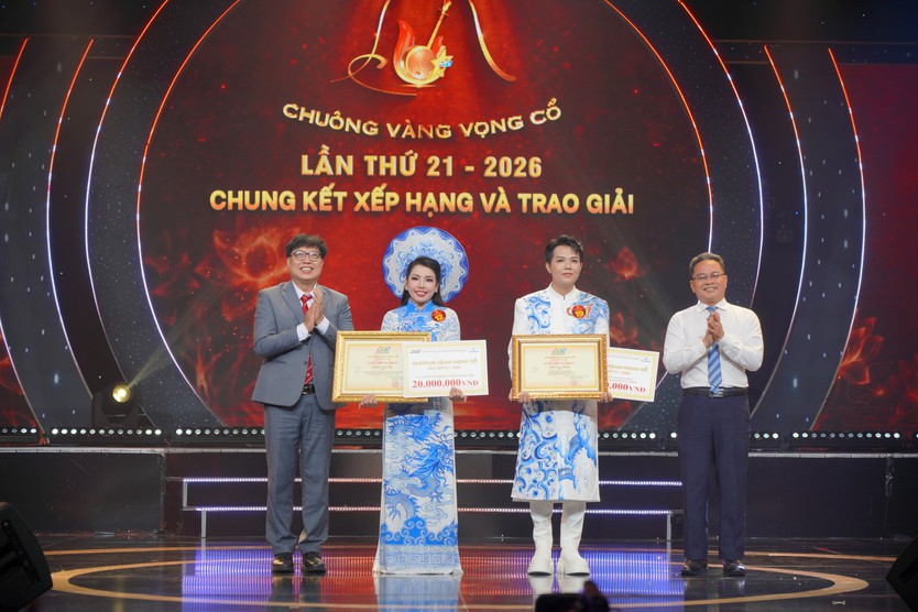 Toàn cảnh đêm vinh danh Chuông vàng vọng cổ 2026: Trọn vẹn cảm xúc - Truyền lửa đam mê - Ảnh 36.
