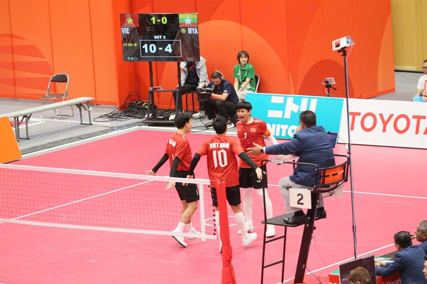 Cầu mây Việt Nam vào bán kết Regu nam ASIAD 20 - Ảnh 1.