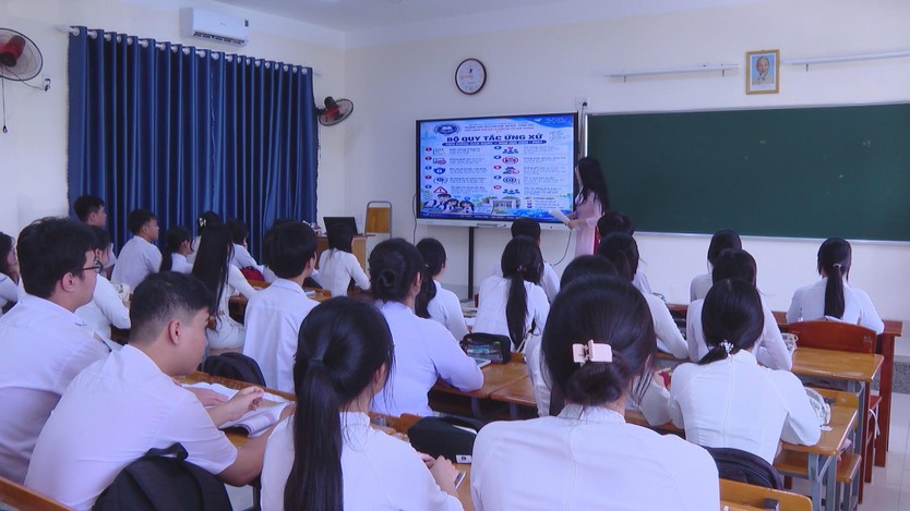 Trường học xây dựng quy tắc ứng xử văn minh trên không gian mạng - Ảnh 3.