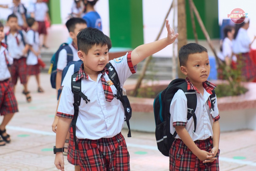Bồi hồi chuẩn bị buổi khai giảng đầu tiên trong ngôi trường mới của Phường Bình Hưng Hoà, TP. Hồ Chí Minh - Ảnh 14.
