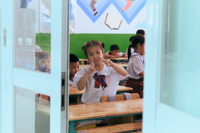 Bồi hồi chuẩn bị buổi khai giảng đầu tiên trong ngôi trường mới của Phường Bình Hưng Hoà, TP. Hồ Chí Minh - Ảnh 13.
