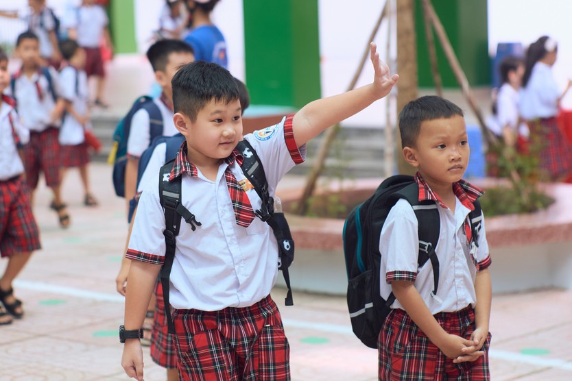 Bồi hồi chuẩn bị buổi khai giảng đầu tiên trong ngôi trường mới của Phường Bình Hưng Hoà, TP. Hồ Chí Minh - Ảnh 14.