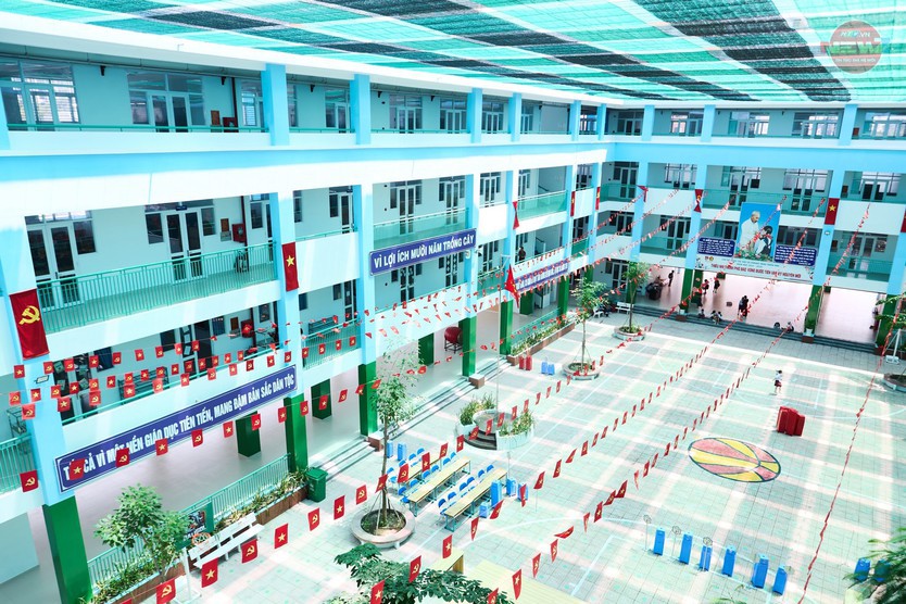 Trường Tiểu học Trần Đại Nghĩa khai giảng năm học mới trên khu đất nghĩa trang Bình Hưng Hòa - Ảnh 15.