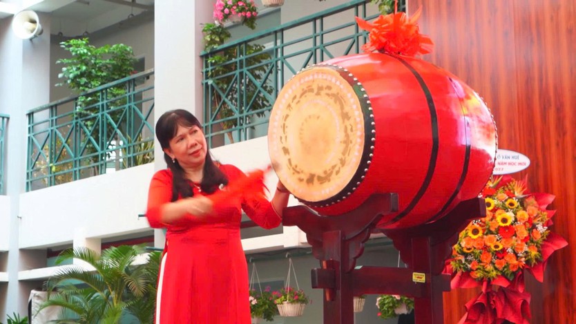 Trường Tiểu học Hồ Văn Huê đón năm học mới với nhiều kỳ vọng- Ảnh 1.