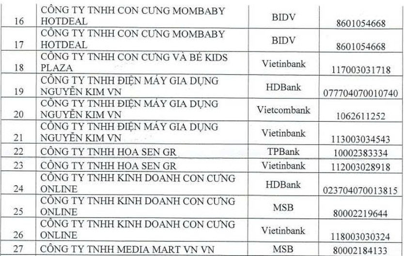 Lập 42 tài khoản doanh nghiệp bán cho người Trung Quốc để nhận tiền lừa đảo- Ảnh 2.