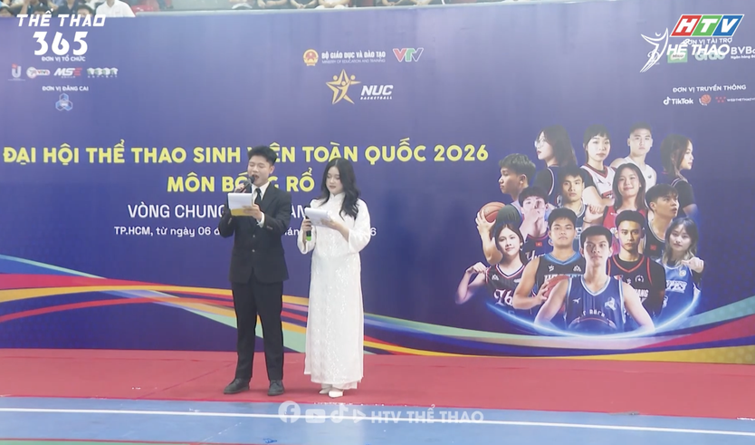 Khởi tranh vòng chung kết bóng rổ Đại hội Thể thao sinh viên toàn quốc 2026 - Ảnh 1.