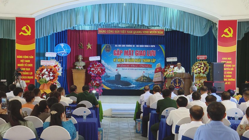 Những người lính Trường Sa năm xưa hội tụ- Ảnh 1.
