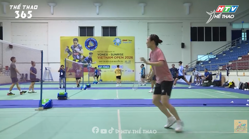 Các tay vợt sẵn sàng ở giải Cầu lông YONEX-SUNRISE Vietnam Open 2026 - Ảnh 1.