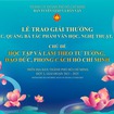 Lễ trao Giải thưởng sáng tác, quảng bá tác phẩm học tập theo gương Bác Hồ - THTT trên HTV1