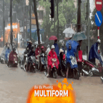 Hà Nội: Hệ thống thoát nước quá tải do bão Bualoi