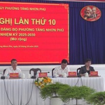 Hội nghị Ban Chấp hành Đảng bộ phường Tăng Nhơn Phú