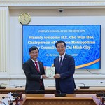 Lãnh đạo TP. Hồ Chí Minh tiếp và làm việc với đoàn Đại biểu Hội đồng Thành phố DaeJeon (Hàn Quốc)
