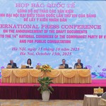 Công bố dự thảo các Văn kiện Đại hội XIV để lấy ý kiến Nhân dân trong 1 tháng