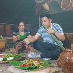 Món ngon người S'tiêng trong những ống lồ ô