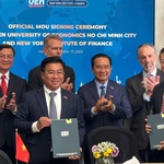 Đại học Kinh tế TP. Hồ Chí Minh và Viện Tài chính New York hợp tác đào tạo nhân lực cho Trung tâm Tài chính Quốc tế