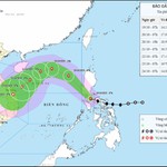Bão Fengshen gần Biển Đông: Cảnh báo gió mạnh, biển động rất mạnh
