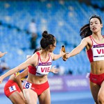 Đội tiếp sức 4x400m nữ tập huấn tại Pháp để bảo vệ huy chương vàng SEA Games