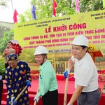 Phường Thủ Đức khởi công tu bổ, tôn tạo Di tích kiến trúc nghệ thuật Đình Bình Thọ