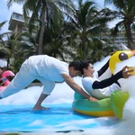 Đi đó đi đây - Mùa 2 - Tập 1: Ma Ran Đô đẩy Võ Tấn Phát ngã "sấp mặt"