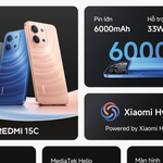 Xiaomi ra mắt REDMI 15C – Smartphone phổ thông mới với pin khủng 6.000mAh, màn hình lớn 6,9 inch, giá chỉ từ 3,69 triệu đồng