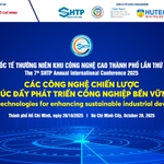 Tư duy mới, công nghệ mới – Động lực cho phát triển công nghiệp bền vững 2025