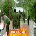 Khẩn cấp ứng phó triều cường, gia cố bờ bao bảo vệ nhà dân