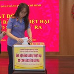Viện kiểm sát TP. Hồ Chí Minh chung tay ủng hộ người dân bị bão lũ