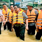 Thủ tướng Phạm Minh Chính đến vùng lũ Thái Nguyên, yêu cầu đẩy nhanh khắc phục hậu quả mưa bão